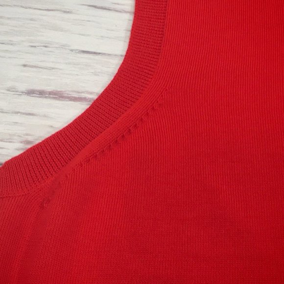 Oxford Golf • Pima Cotton V-neck Vest Sweater - Picture 8 of 11